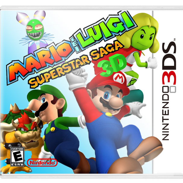 Mario & Luigi: Superstar Saga 3D Boxart