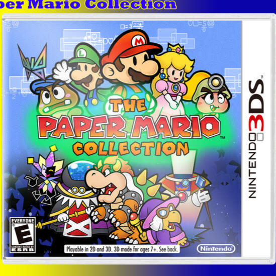 The Paper Mario Collection Boxart