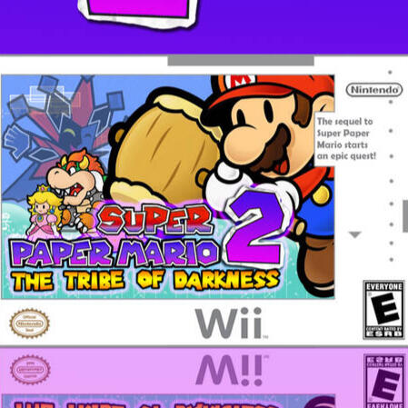 Super Paper Mario 2 Boxart (2012)