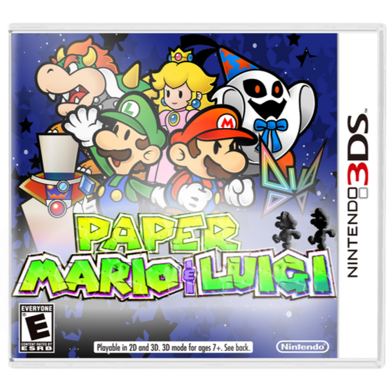 Paper Mario & Luigi Boxart (3DS)